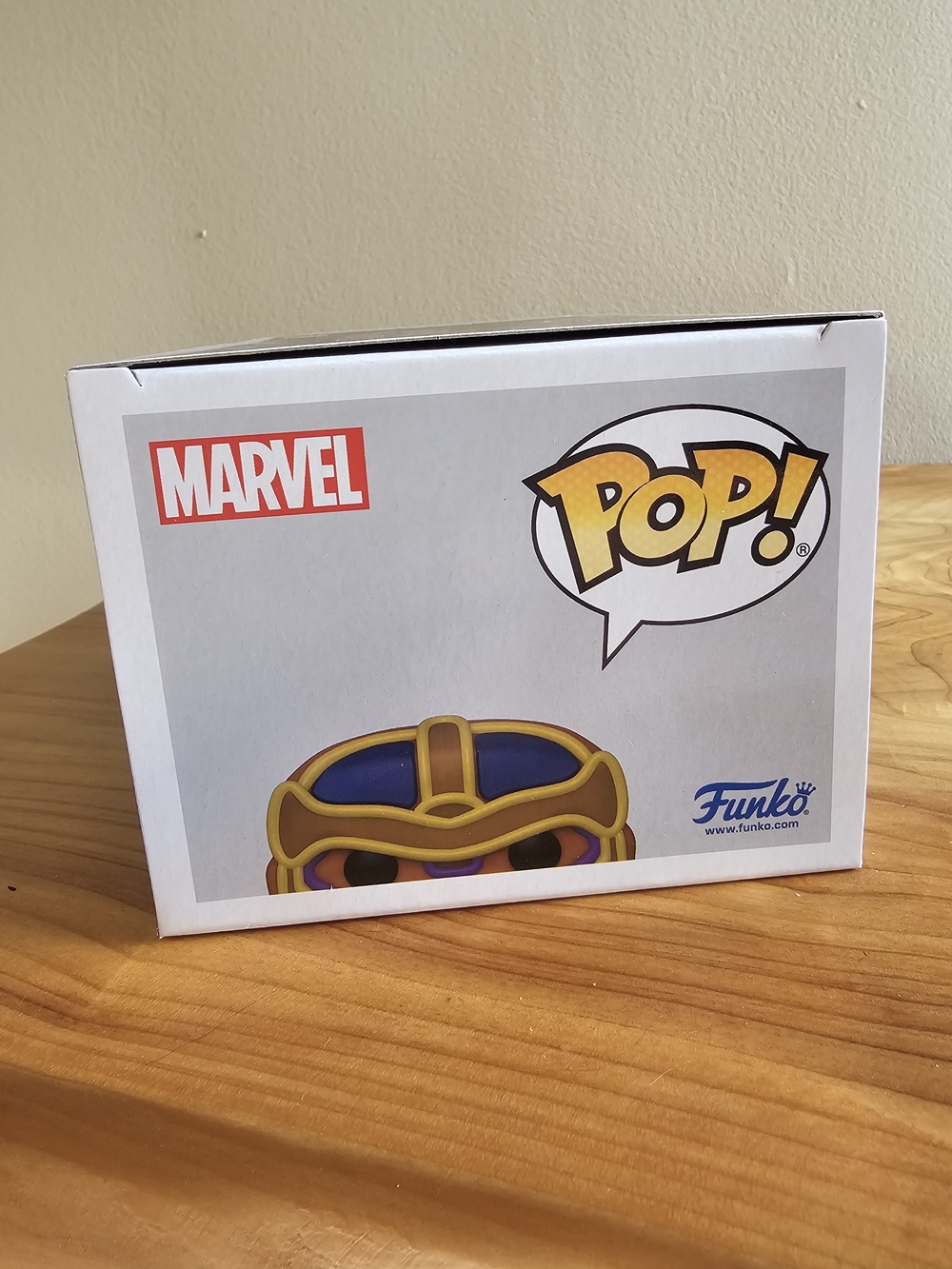 Funko Pop! Marvel 951 Gingerbread Thanos Vinyl Figure - Purple & Gold - Picture 6 of 6